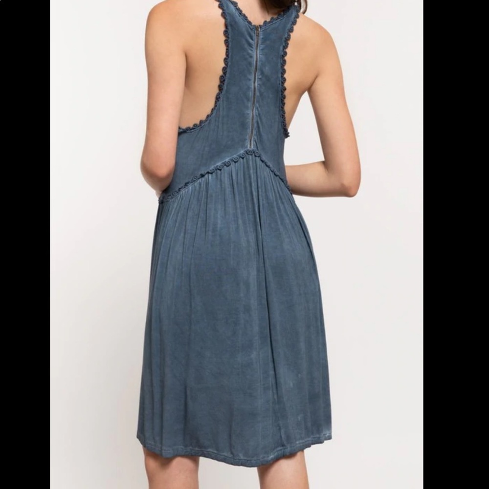 POL RACERBACK BABYDOLL DRESS - Picture 2 of 3